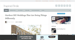 Desktop Screenshot of inspiredbride.net