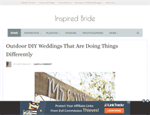 Tablet Screenshot of inspiredbride.net